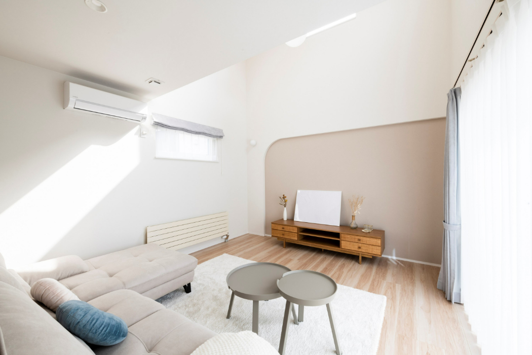 住研ハウスのモデルハウス_新開町2023モデルハウス_リビング