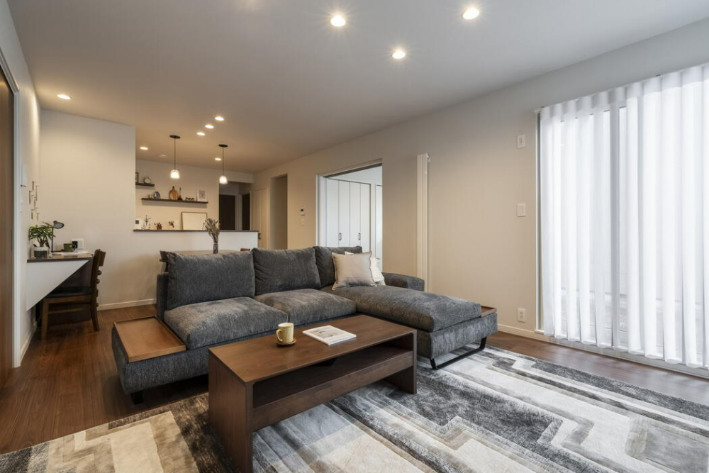 住研ハウスのモデルハウス_2025豊川町平屋モデルハウス_リビング