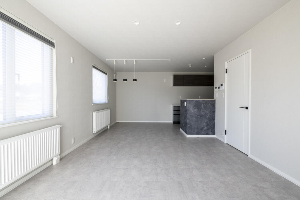 住研ハウスのモデルハウス_千歳市富丘モデルハウス_リビングダイニング