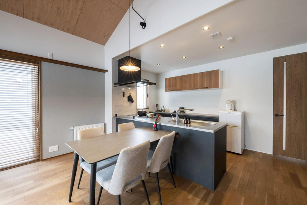 住研ハウスのモデルハウス_千歳市富丘モデルハウス_ダイニングキッチン