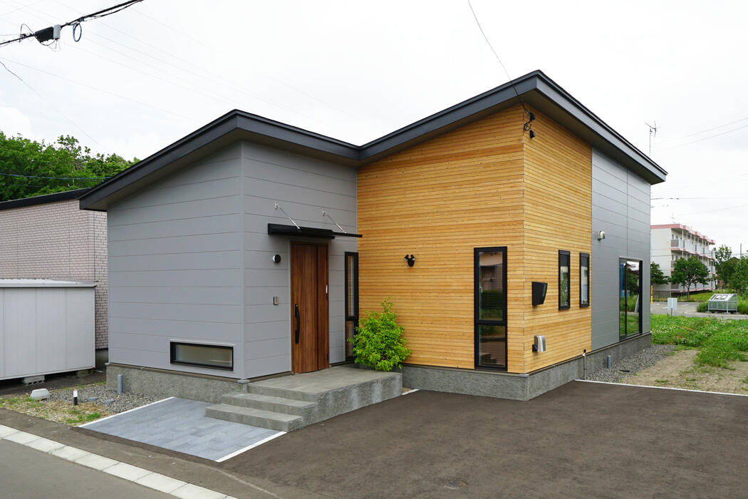 住研ハウスのモデルハウス_千歳市富丘モデルハウス_外観